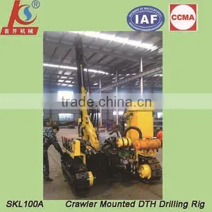 83-130mm Hole Crawler Dth Double-cylinder Diesel Engine Drilling Rig Machine thumbnail-1