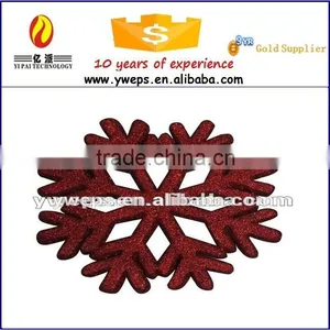YIWU Sale Hot Wholesale Glitter Colorful Snow Flake/polyfoam Colorful Glitter Craft Snow Flake thumbnail-4