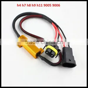 h4 h7 h8 h9 H11 9005 9006 Error Canceller Led Load Resistor 50w Harness Cable for Bmw vw thumbnail-1