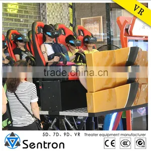 2016 Spring Canton Fair Hot Sale Commercial Use 6 Dof Electric 6 Seats 9d vr Cinema --SCH-VR6 thumbnail-1