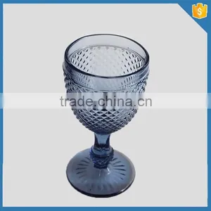 350ml Stemware Pineapple Pattern Coloured Drinking Glass Wine Cup thumbnail-4