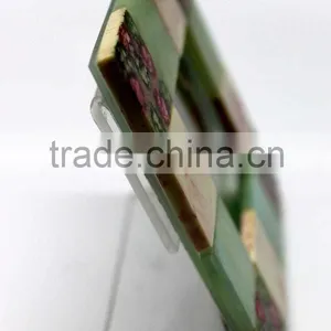 Hand Made Resin Tiles Ftd. Designer Photo Frame - Photo 4" x 4" ( Opening : 2" x 2") thumbnail-3