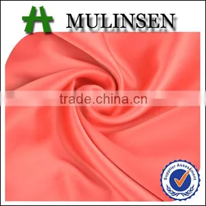 Mulinsen Textile Woven Solid Dyed Polyester Plain Matte Satin Fabric thumbnail-6