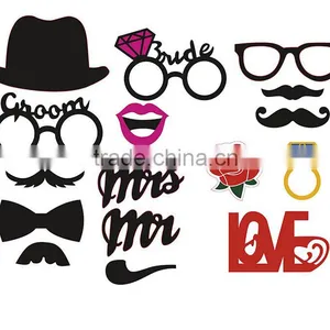 2016 Hottest IN STOCK for Birthday Party -16PCS Fashion Photo Booth Props thumbnail-1