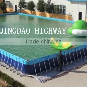 Giant Collapsible Steel Frame Portable Swimming Pools for Playing Center thumbnail-4