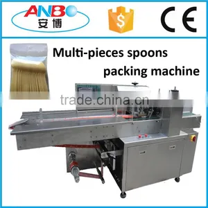 Automatic Plastic Ice Cream Spoon Packing Machine for Robot Connection thumbnail-1