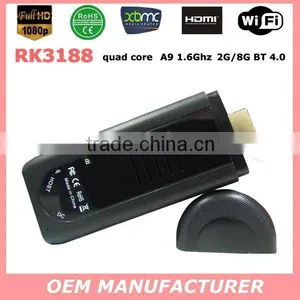 RK3188 Quad Core tv Stick With Usb Cable Android 4.2 Smart tv Dongle Stick With Factory Price Tablet pc thumbnail-1