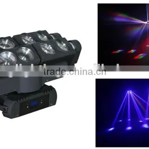 Rgbw 10w Led Spider Sharpy Beam Spot Wash New Multi Beam Effect Disco Lighting thumbnail-1