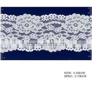 Flower Designed Cord Lace Fabric thumbnail-1