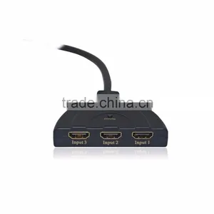 3x1 HDMI 1.4 Switch 3 in 1 Out 50cm Pigtail Support 1080P 3D thumbnail-1