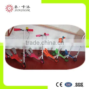 PU 3 Wheel Cheap China Import Scooter Sale With Dual Pedal thumbnail-1