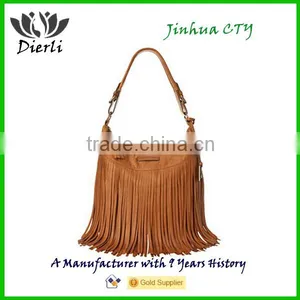 Fringe Tassel Handbags Shoulder Bag Big Size for Ladies thumbnail-4