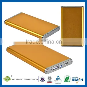 C&T High Capacity 6000mAh Ultra Thin Aluminum Alloy Design Portable External Battery Power Bank thumbnail-1