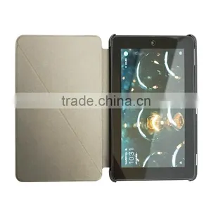 Flip Stand PU Leather Case for Kindle Fire 7, OEM Design Unique Leather Cases thumbnail-5