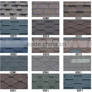 12 Colors Asphalt Shingle Roofing thumbnail-1