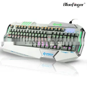 Advanced High Quality USB Wired Ergonomic Mechanical Keyboard for Internet Cafe thumbnail-1
