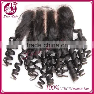 Cheap Virgin Hair Bundles With 3 Part Silk Base Lace Closure thumbnail-1
