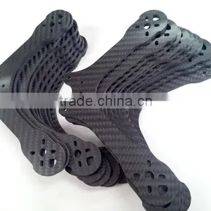 Quality 100% Carbon Fibre Sheet Cnc Parts Engineered for UAV Aircraft Structural Applications thumbnail-2