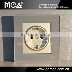Earthing Germany Wall Socket 220V thumbnail-1
