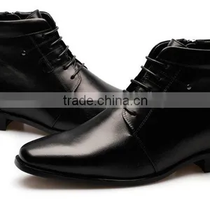 Bulk Wholesale Genuine Leather Lace-up Ankle Branded Men Loafer Boots thumbnail-5