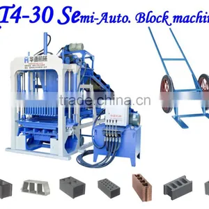 QT4-30 Factory Semi-automatic Brick Machine for Sale in China Fujian Huayuan Machinery thumbnail-1