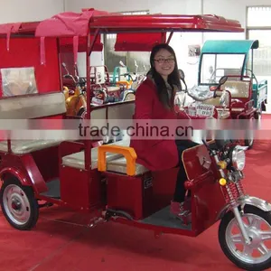 Speed 25km/h 48V850W Eco Friendly Electric Rickshaw for India TRI-8 thumbnail-2