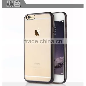 Electroplating TPU Back Cover Bumper Phone Case for Apple Iphone 7 6 6s 6s Plus 5 S 4 SE A C thumbnail-4