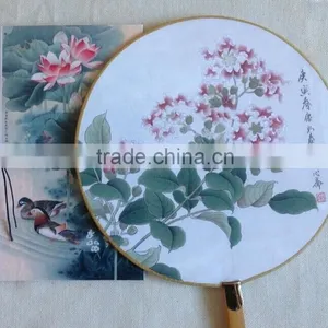 Chinese Style Dancer Plum Flower Silk Folding Hand Fan for Event Party Supplies thumbnail-1