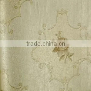 High Quality Vinyl Wallpaper With Beautiful Flowers thumbnail-1