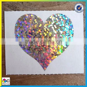 Promotion Customized Luminous Colorful Glitter Sticker thumbnail-3