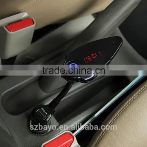 Car Bluetooth Car Kit fm Transmitter With USB Port thumbnail-6