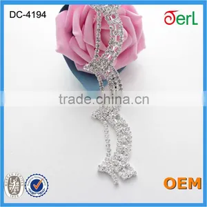 2016 New Fashion Rhinestone Crystal Head Jewelry Chain for Wholesale thumbnail-1