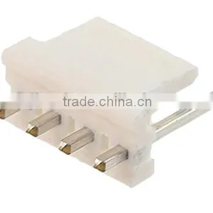 3.96mm Pitch Vertical PCB Mounting Orientation Wire to Board Plug Header Connector TE 4 Pin Connector Tyco 640445-4 Straight thumbnail-2