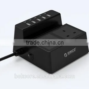Wholesale ORICO HPC-8A5U 8 Outlet Electrical Power Strip With 5 USB HUB thumbnail-4