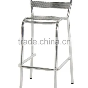 Modern Metal Barstool Aluminum thumbnail-2