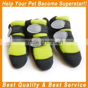JML 2016 New Design Wholesale Pet Accessories of Winter Dog Footwear With Polar Fleece Pet Soft Sole Shoes thumbnail-3