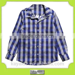 Cusom-made Summer Stripe Fashion Cotton Shirt Children thumbnail-6