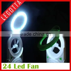 Hot Selling Popular Desktop Portable Mini Stand Fans With Led Light thumbnail-2