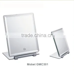 GMC301 Chrome Plated Standing Makeup Mirror thumbnail-1