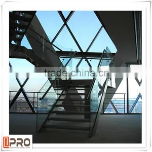 Frameless Outdoor Metal Stair Railing Glass Railing for China Supplier thumbnail-2