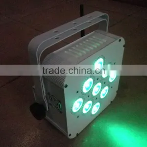 High Power Rgbwa 6IN1 Battery Led Flat Par Stage Light thumbnail-6