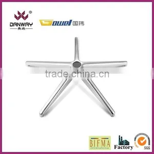 Aluminum Metal Chrome Swivel Office Chair Base ALA-C8 thumbnail-1