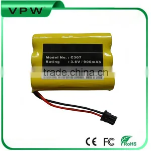 Rechargeable Factory Price AA Ni-cd 3.6V 900mAh Cordless Phone Battery thumbnail-1