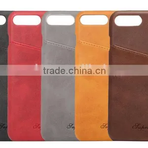 High Quality Leather Case With Card Slot at the Back Side for IPhone 7 thumbnail-6