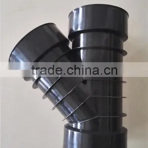 High Quality Professional Design Drainage PE Injection Corrugated Pipe Fitting Tee Mould thumbnail-3