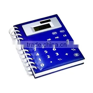 Blue New Designed Loose-leaf Notebook With 8 Digits Calculator thumbnail-3