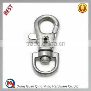 Nickle Plated Lobster Claw Swivel Clasps For Key Ring thumbnail-1