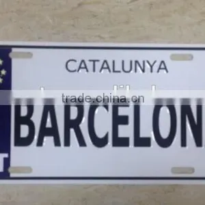 Customized Embossed License Plate, Metal Plate, Metal Sign thumbnail-2