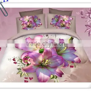 4 Pcs Home Textile Cotton Bedding Set Blanket Cover 3d Duvet Cover Set Bed Linen Set Made in China thumbnail-4