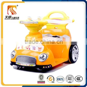 Slicon Swing Wheels Electric Toy Car for Baby Kids Ride-on Rocking Toy Car China thumbnail-1